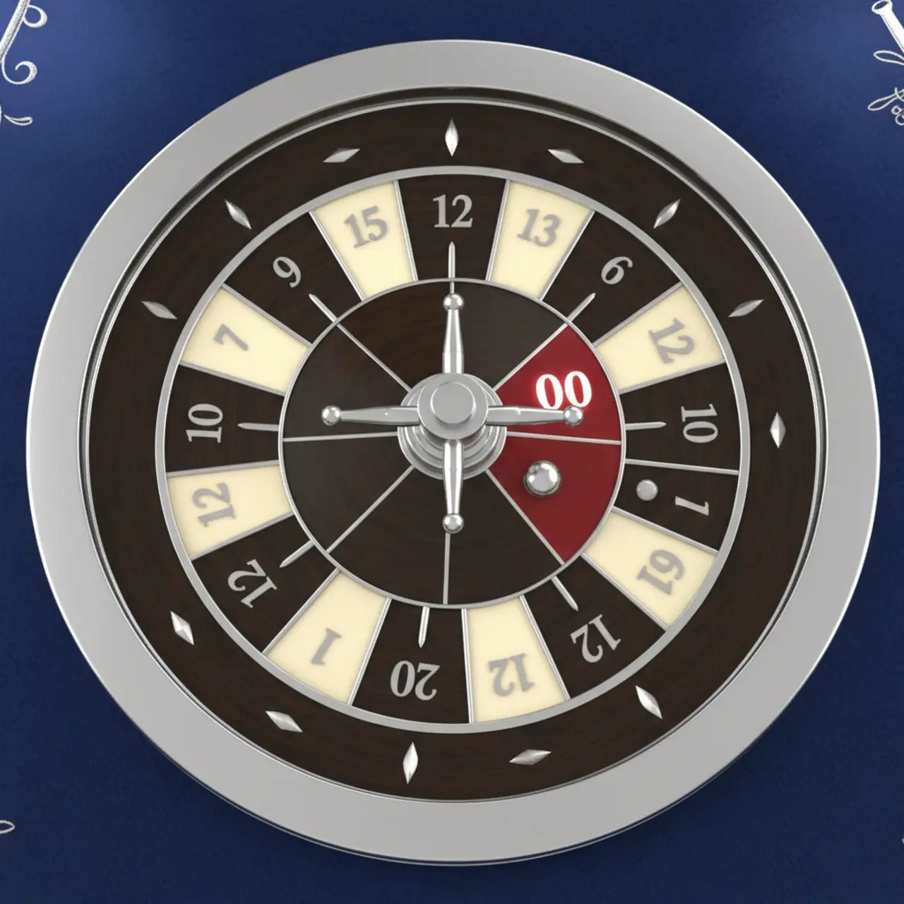Silver Key Roulette Wheel